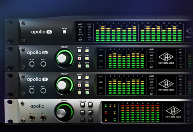 Promotion Universal Audio pour les interfaces Apollo en rack